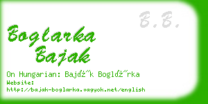 boglarka bajak business card